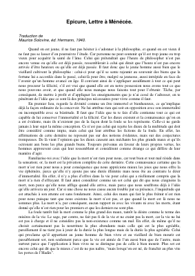 Couverture de Lettre à Ménécée, trad. Solovine - ed. Hermann 1940